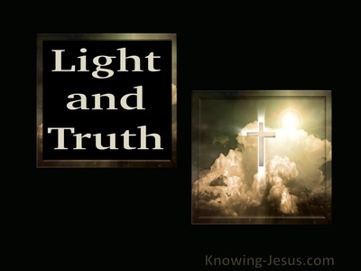 Psalm 43:3 O send out Your light and Your truth Light and Truth (brown)
